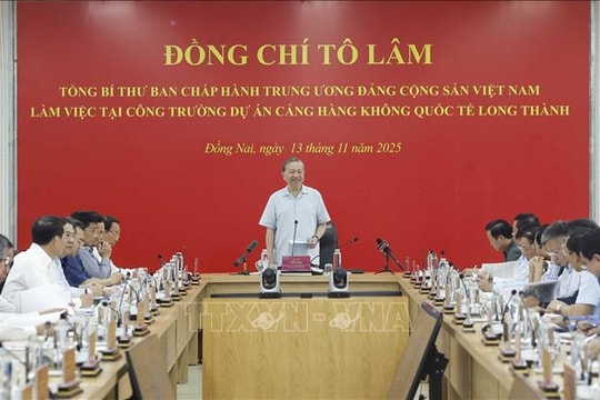 Cảng hàng không quốc tế Long Thành phải là hình mẫu mới về hạ tầng hàng không hiện đại, bền vững và thông minh