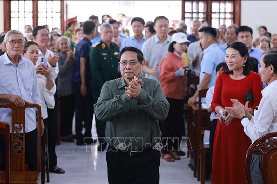 Thủ tướng Phạm Minh Chính dự Ngày hội Đại đoàn kết toàn dân tộc tại xã Đề Gi, Gia Lai