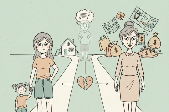 Mẹ chồng dùng lắm chiêu trò để bắt anh gửi tiền