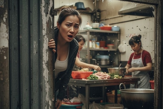 Nhìn quán đoán đồ ăn sạch hay bẩn