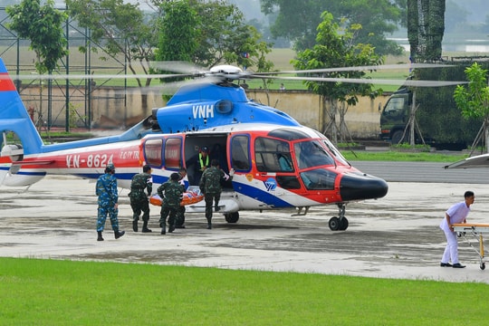 Trực thăng diễn tập cứu nạn ở biên giới Việt Nam – Campuchia