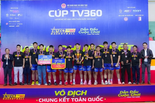 Xác định 2 đội vô địch giải bóng rổ sinh viên toàn quốc 2025