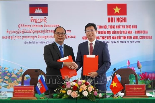 Tạo điều kiện thuận lợi cho việc vận chuyển hàng hóa qua lại biên giới