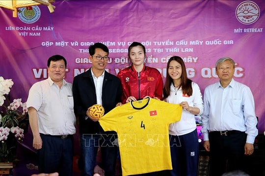'Tiếp lửa' cho Đội tuyển Cầu mây Việt Nam dự SEA Games 33