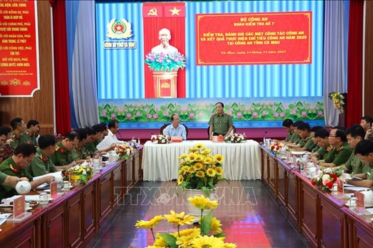 Xây dựng thế trận an ninh nhân dân tại cơ sở, giữ vững trật tự an toàn xã hội