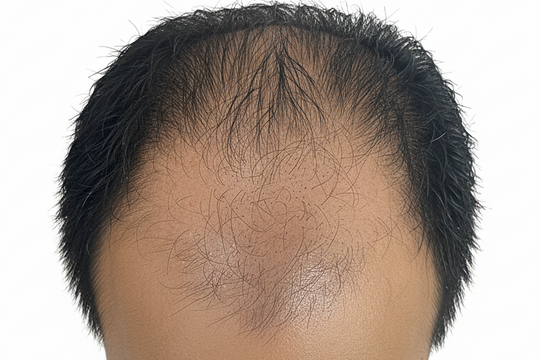 Vì sao nam giới thường bị hói chữ M?