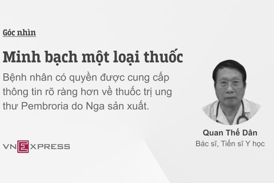 Minh bạch một loại thuốc