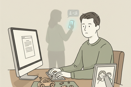 Vợ liên lạc suốt ngày với tình cũ