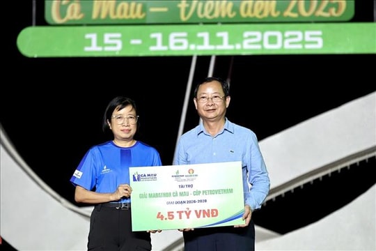 Hơn 6.000 vận động viên tham dự giải Marathon - Cà Mau 2025