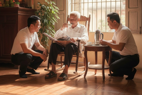 Ông bố cho ba con trai vay 1,5 tỷ nhận 15 triệu tiền dưỡng già hàng tháng