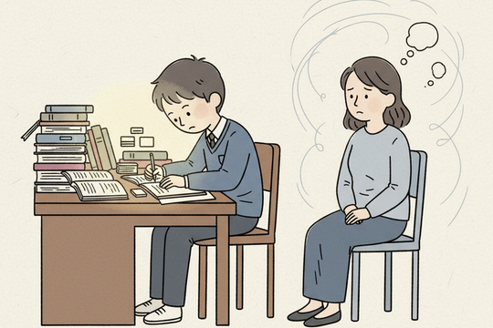 Con tôi đuối sức khi học ở trường cấp ba tốt