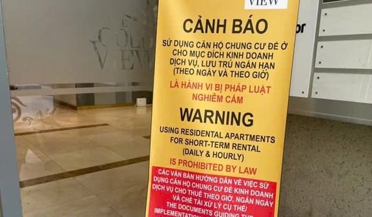 Sở Xây dựng TP HCM gửi báo cáo lên UBND TP về việc thí điểm cho thuê căn hộ chung cư ngắn hạn