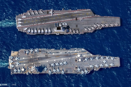 Siêu tàu sân bay Trung Quốc đối đầu USS Gerald Ford: Ai mạnh hơn?