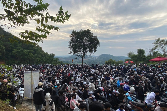 Vườn quốc gia Ba Vì 'thất thủ' vì khách đến săn mây, ngắm hoa