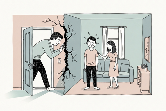 Mất hết tự do khi sống cạnh nhà anh vợ