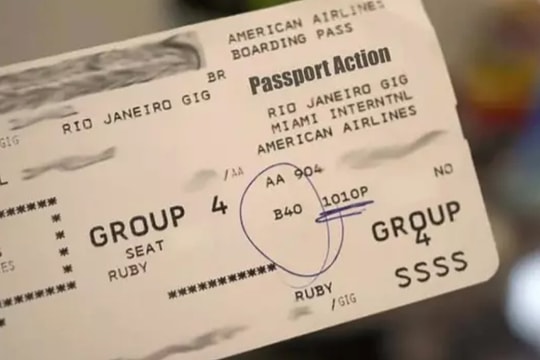 Ký hiệu khách không muốn nhìn thấy trên vé máy bay