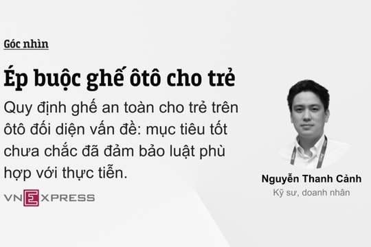 Ép buộc ghế ôtô cho trẻ