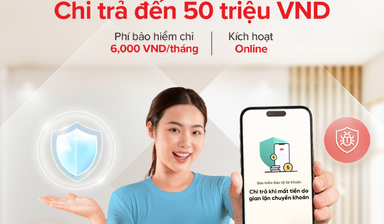 Techcombank hợp tác cùng Techcom Insurance giới thiệu bảo hiểm Bảo vệ tài khoản chỉ 6,000 VND/tháng