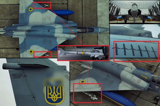Ukraine khoe tiêm kích Mirage 2000 hạ tên lửa hành trình Nga