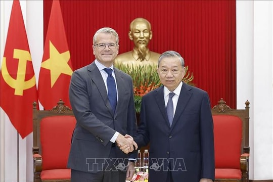 Tổng Bí thư Tô Lâm tiếp Tập đoàn A.P. Moller Maersk, Đan Mạch