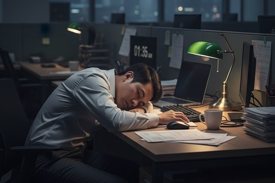 Kiệt sức vì cam chịu chạy KPI xuyên đêm