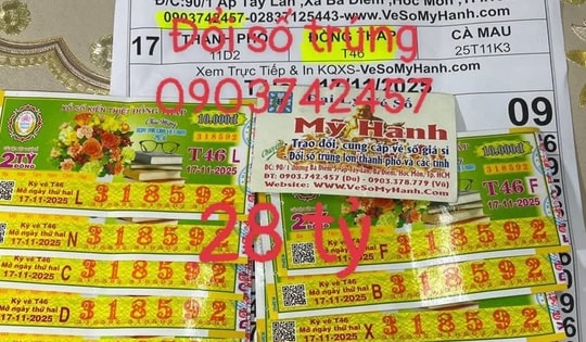 Xổ số miền Nam: Một người trúng đặc biệt 28 tỉ đồng ở Tây Ninh, liền đổi thưởng trong đêm tại TP HCM