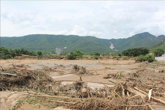 Công ty Trang trại Việt đã tháo cạn các hồ chứa nước trên núi Tân Lai