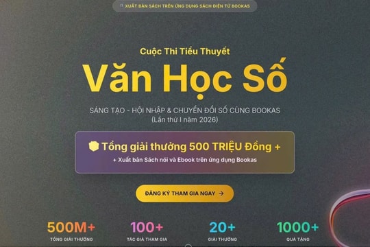 Lần đầu tiên tổ chức cuộc thi tiểu thuyết 'Văn học số'