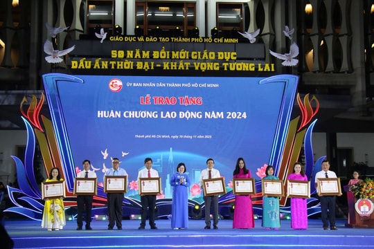 TP Hồ Chí Minh vinh danh 50 nhà giáo tiêu biểu giai đoạn 1975-2025