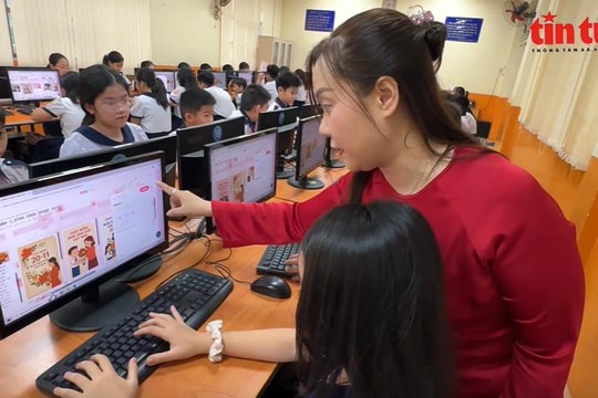 Cô giáo Thảo Nguyên - Người đưa học sinh tiểu học đến gần hơn với thế giới số