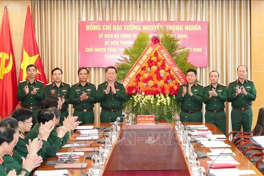 Đại tướng Nguyễn Trọng Nghĩa thăm, làm việc tại Học viện Chính trị