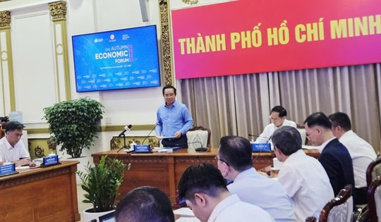 Phó thủ tướng rà soát tiến độ chuẩn bị Diễn đàn kinh tế mùa thu ở TP HCM