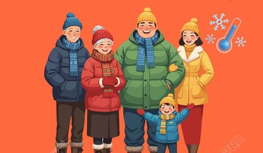 Cách giữ ấm cơ thể cho người già, trẻ em trong những ngày rét đậm