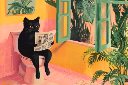 Vì sao nam giới dành nhiều thời gian trong nhà vệ sinh?