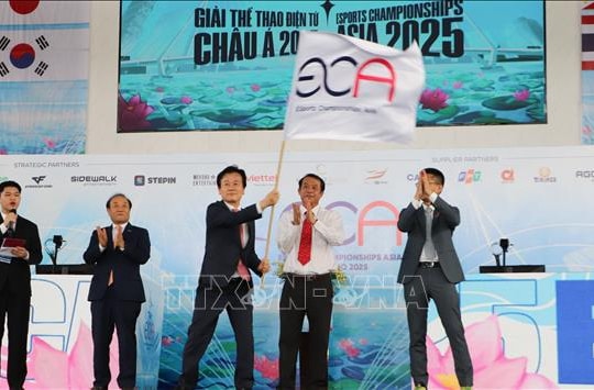 Trên 100 vận động viên tranh tài ở Giải vô địch Thể thao điện tử châu Á 2025