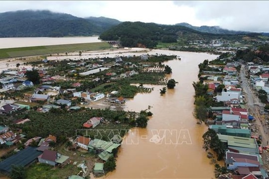 Lũ trên các sông tại Gia Lai, Đắk Lắk, Khánh Hòa nhiều nơi vượt mức lịch sử, đang có xu hướng xuống dần