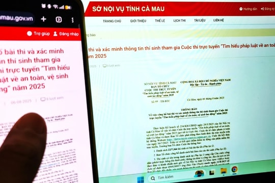 Hàng nghìn người thi trực tuyến tìm hiểu về an toàn, vệ sinh lao động