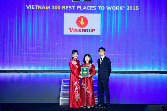 Vingroup tăng hạng trong top 10 'Nơi làm việc tốt nhất Việt Nam'
