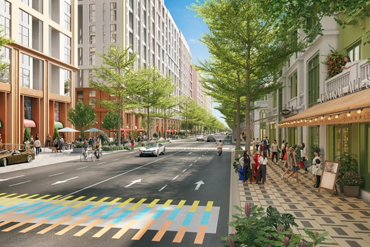 Nhịp sống gắn với không gian thương mại tại Flora Avenue