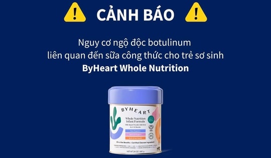 Nguy cơ ngộ độc botulinum từ sữa công thức trẻ sơ sinh