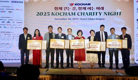 KOCHAM đóng góp hơn 2,2 tỉ đồng cho hoạt động an sinh tại TPHCM và các tỉnh lân cận