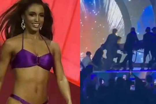 Sự cố không ngờ ở Hoa hậu Hoàn vũ