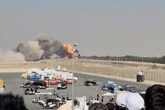 Tiêm kích Ấn Độ rơi tại Triển lãm Hàng không Dubai, phi công thiệt mạng
