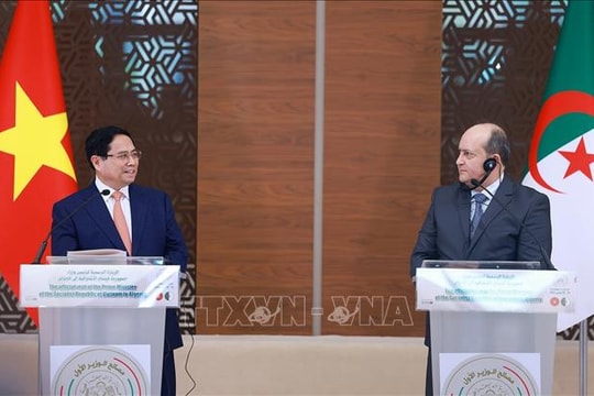 Tuyên bố chung về thiết lập quan hệ Đối tác Chiến lược giữa Việt Nam và Algeria