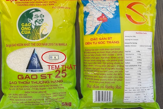 Gạo Ông Cua ST25 khẳng định vị thế gạo Việt