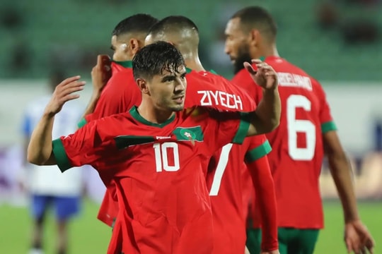 Morocco nối dài kỷ lục 18 trận thắng liên tiếp ở cấp ĐTQG