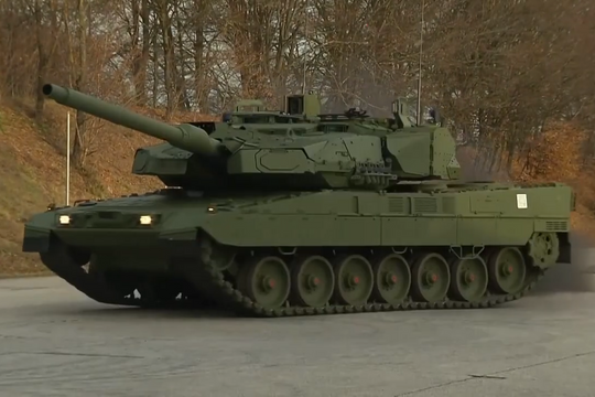 Đức khoe xe tăng Leopard đầu tiên được chế tạo mới trong hơn 30 năm