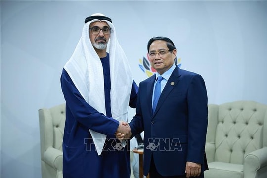 Thủ tướng Phạm Minh Chính gặp lãnh đạo nhiều nước và tổ chức quốc tế