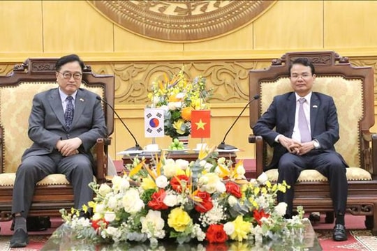 Chủ tịch Quốc hội Hàn Quốc làm việc tại Ninh Bình