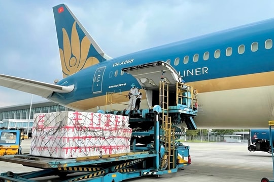 Hãng bay vận chuyển miễn phí hàng cứu trợ đến vùng lũ